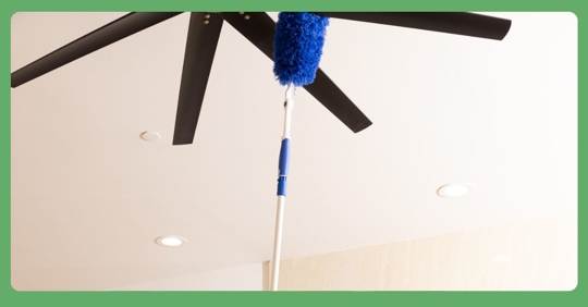 cleaning ceiling fan