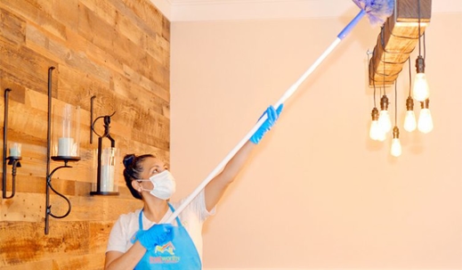 dusting light fixture