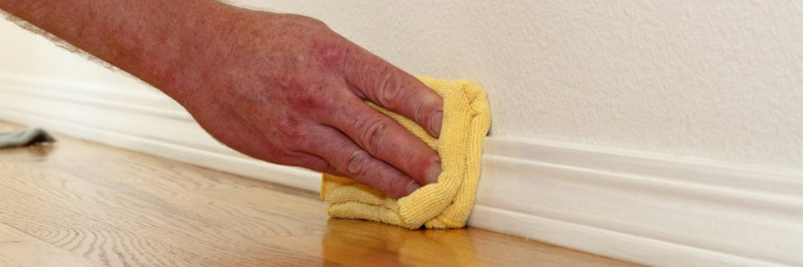 baseboard cleaning